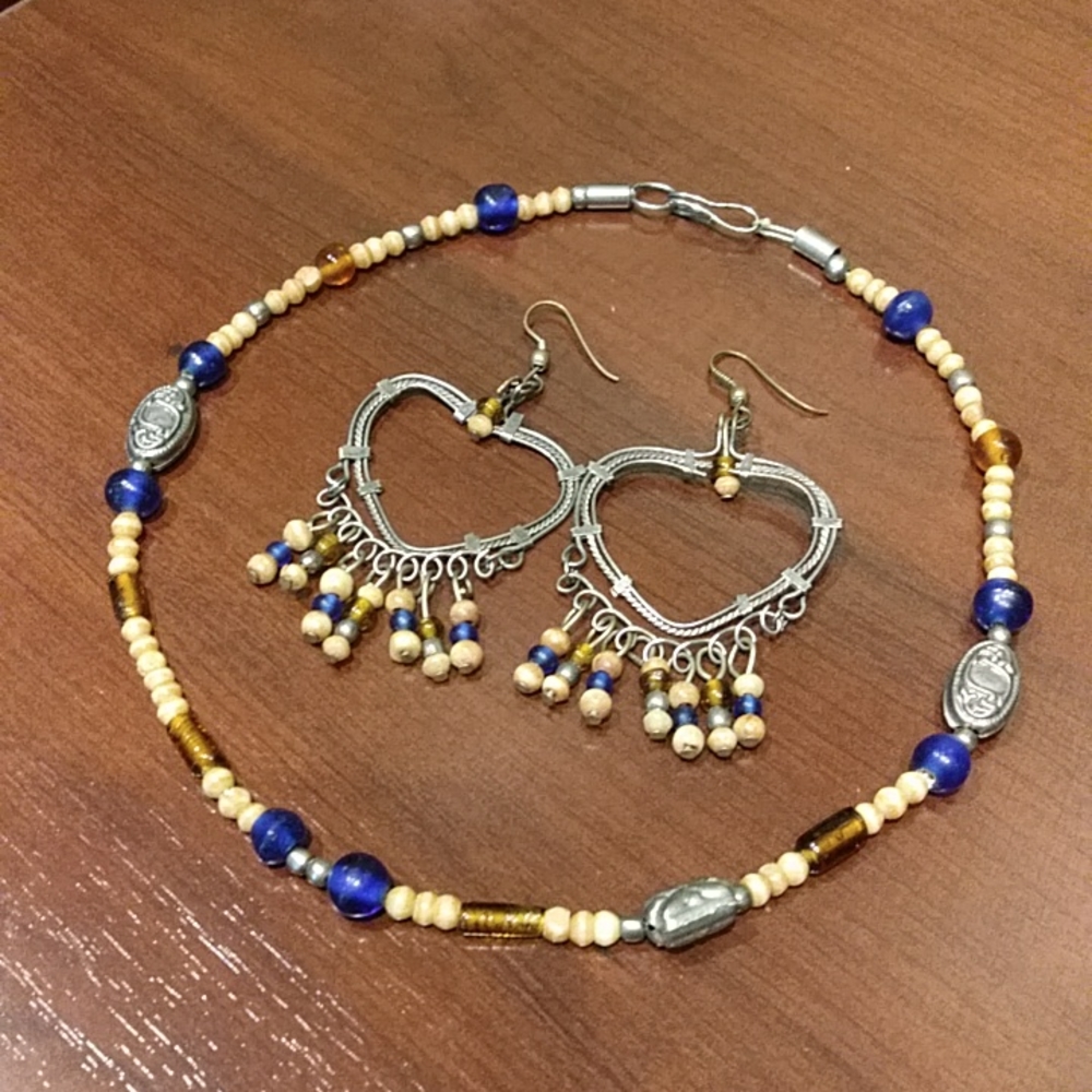 Vintage Smart Set necklace and earrings set